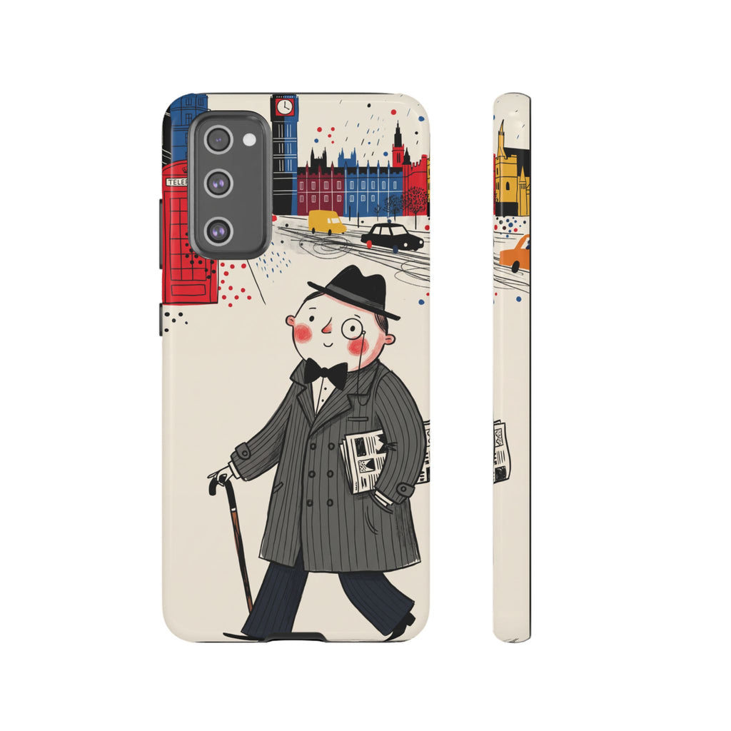 Detective in London Samsung Galaxy Phone Case