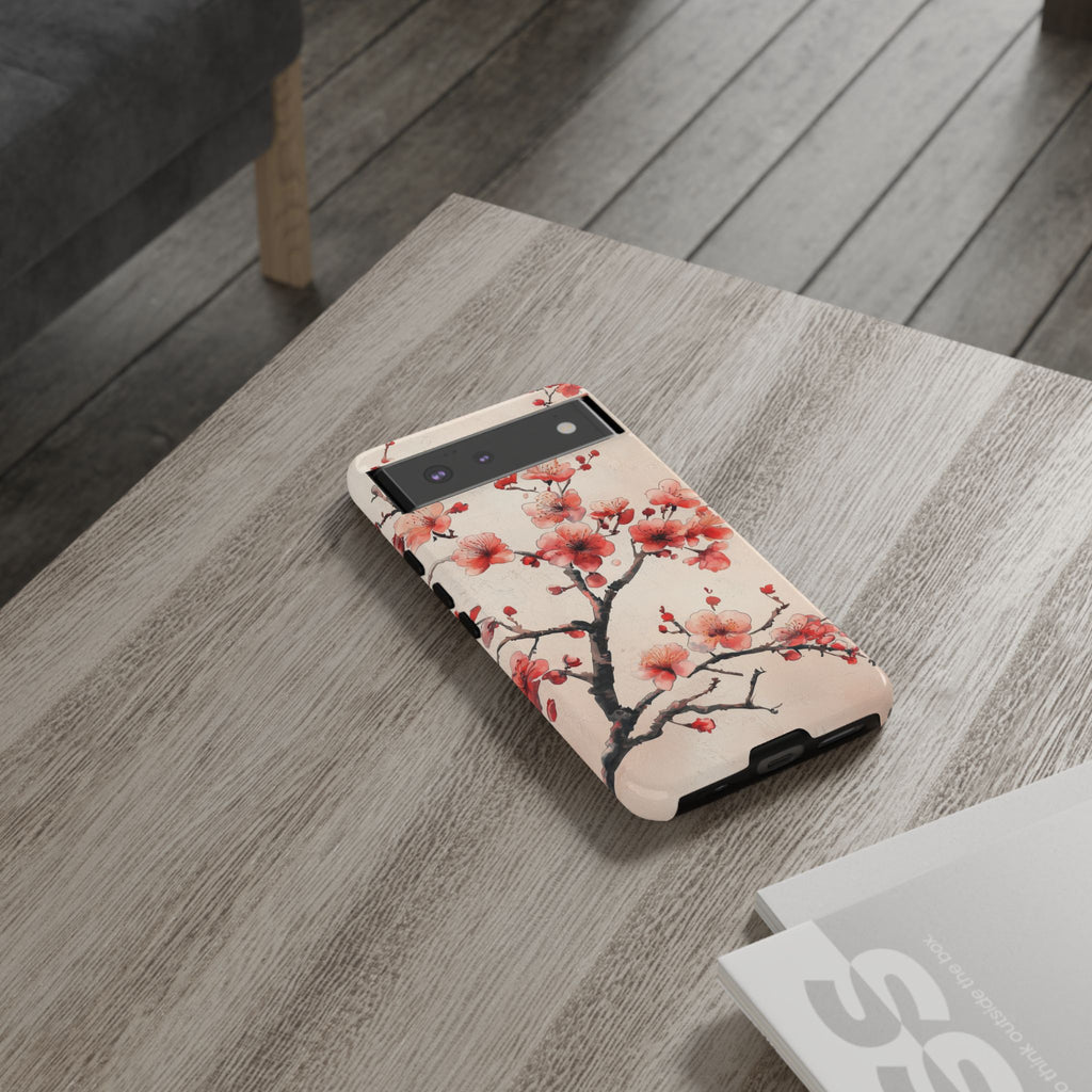 Cherry Blossom Google Pixel Phone Case | Pink Blossom Branch Design