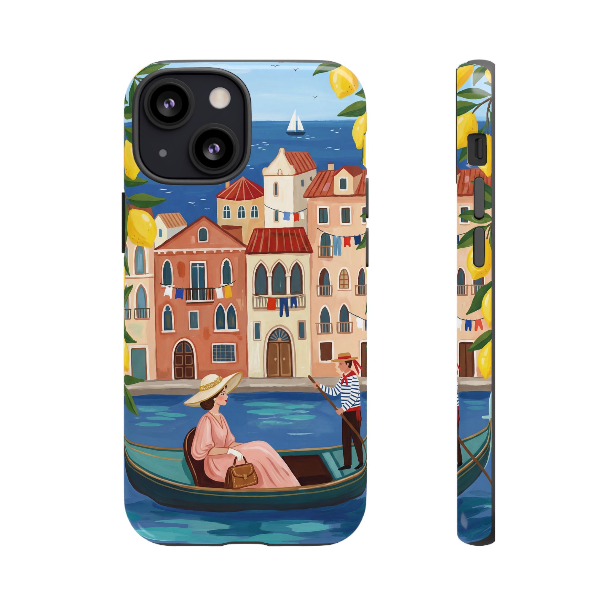 Venetian Gondola iPhone Case | Lemon Coast Waterfront Travel