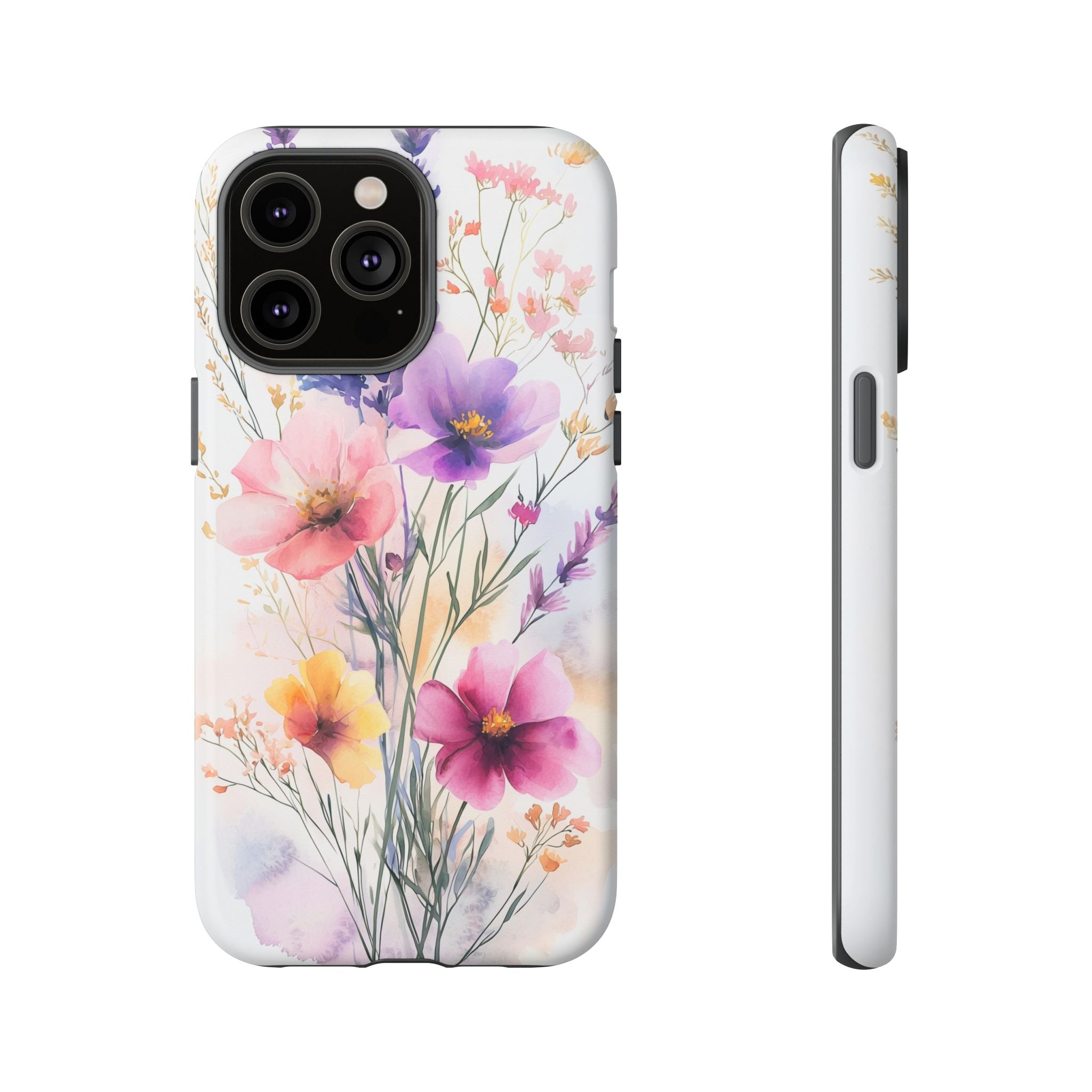 Floral Watercolour iPhone Case | Pastel Bouquet