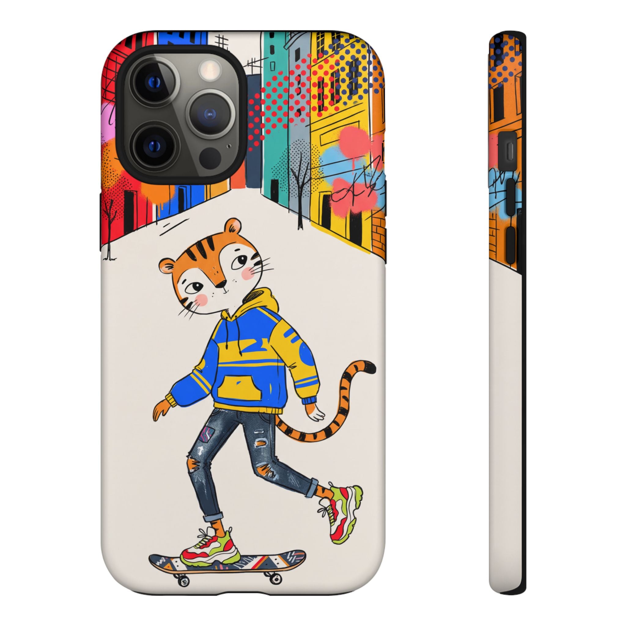 Skater Tiger iPhone Case