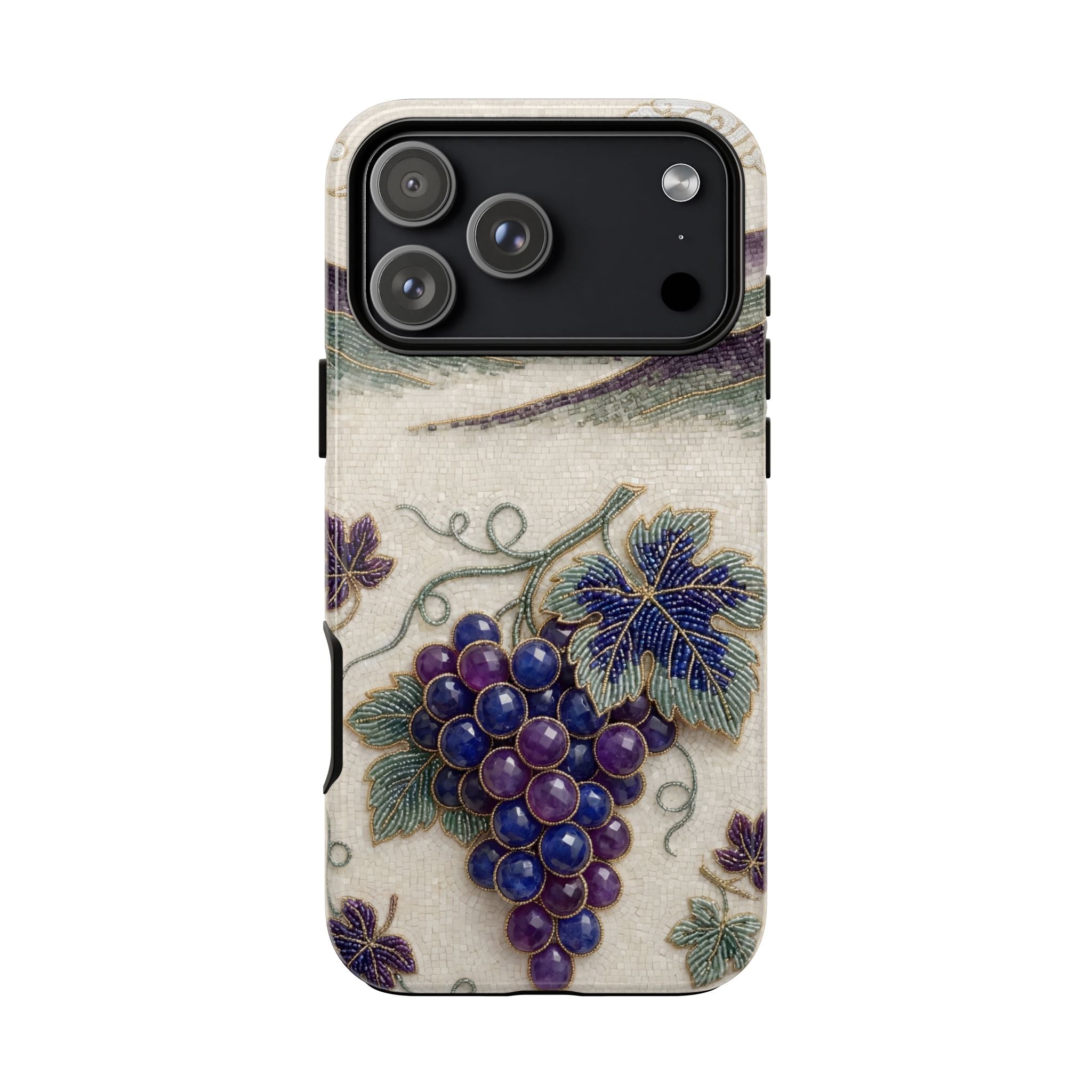 Vintage Grape iPhone Case – Botanical Vineyard Art Phone Cover