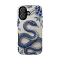 Asian Zodiac Snake iPhone Case | Blue & White Porcelain Slim Shockproof Case | Year of the Snake