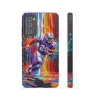 Vibrant American Football Runner Samsung Galaxy Phone Case