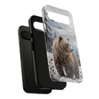 Grizzly Bear Google Pixel Phone Case | Winter Wildlife Phone Case