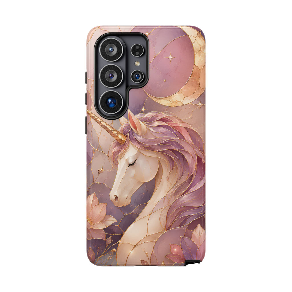 Unicorn Samsung Galaxy Phone Case | Stained Glass Phone Case