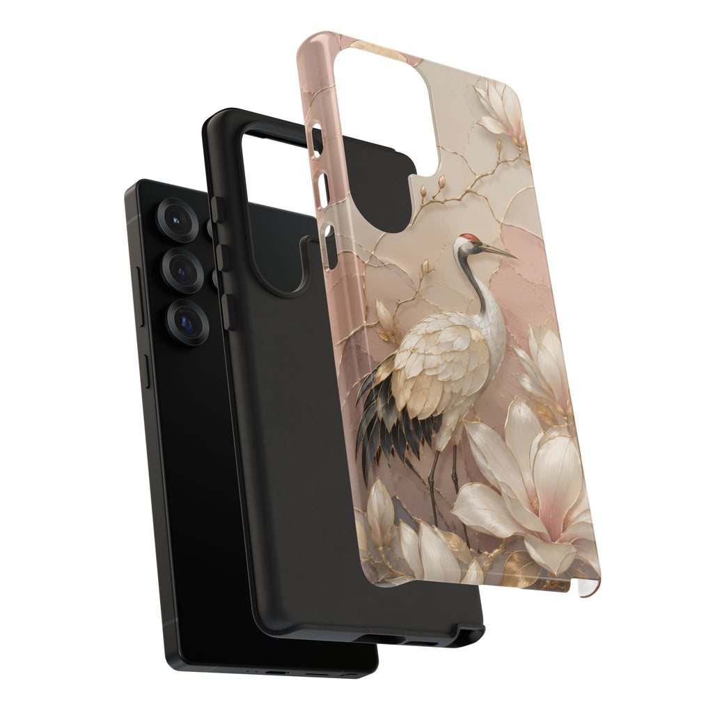 Crane Samsung Galaxy Phone Case | Floral Phone Case
