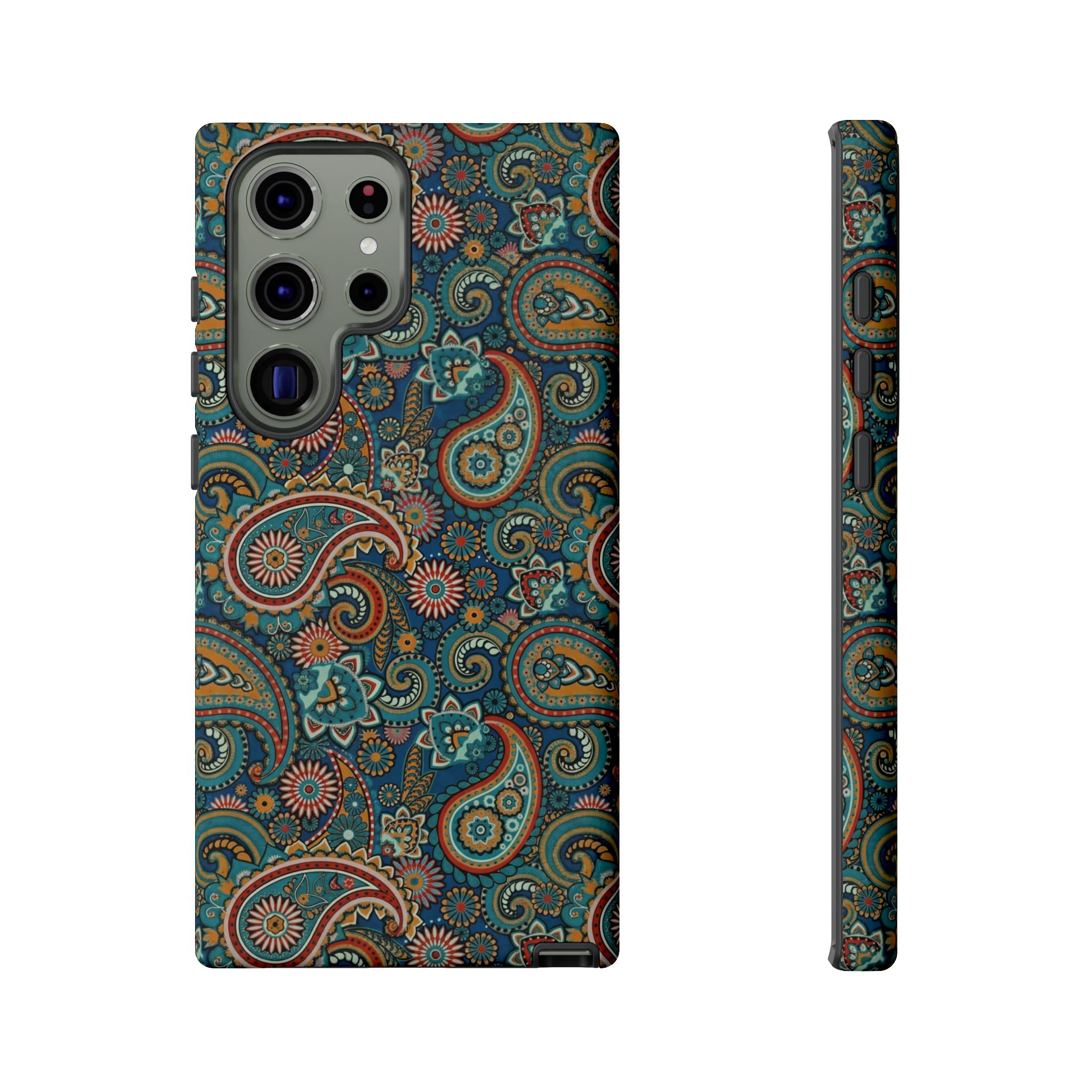 Batik Vibrant Paisley Protective Tough Samsung Galaxy Case