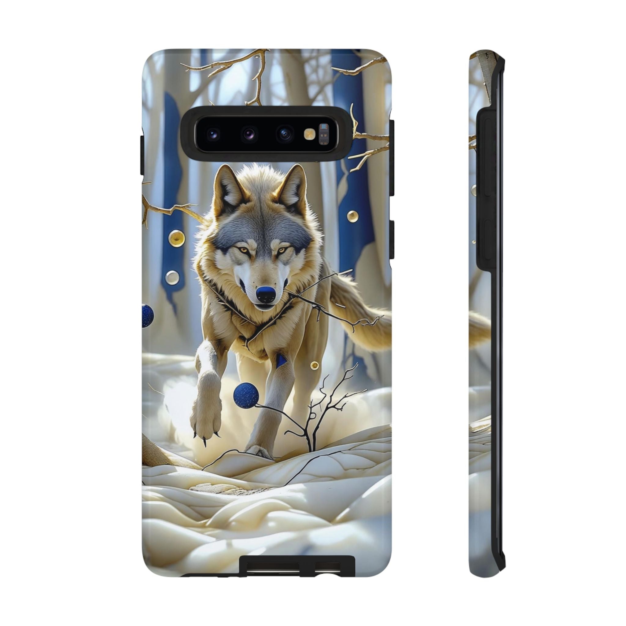 Wolf in Snow Samsung Galaxy Case — Rugged Wildlife