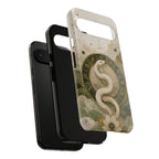 White Snake Google Pixel Phone Case | Celestial Zodiac Phone Case