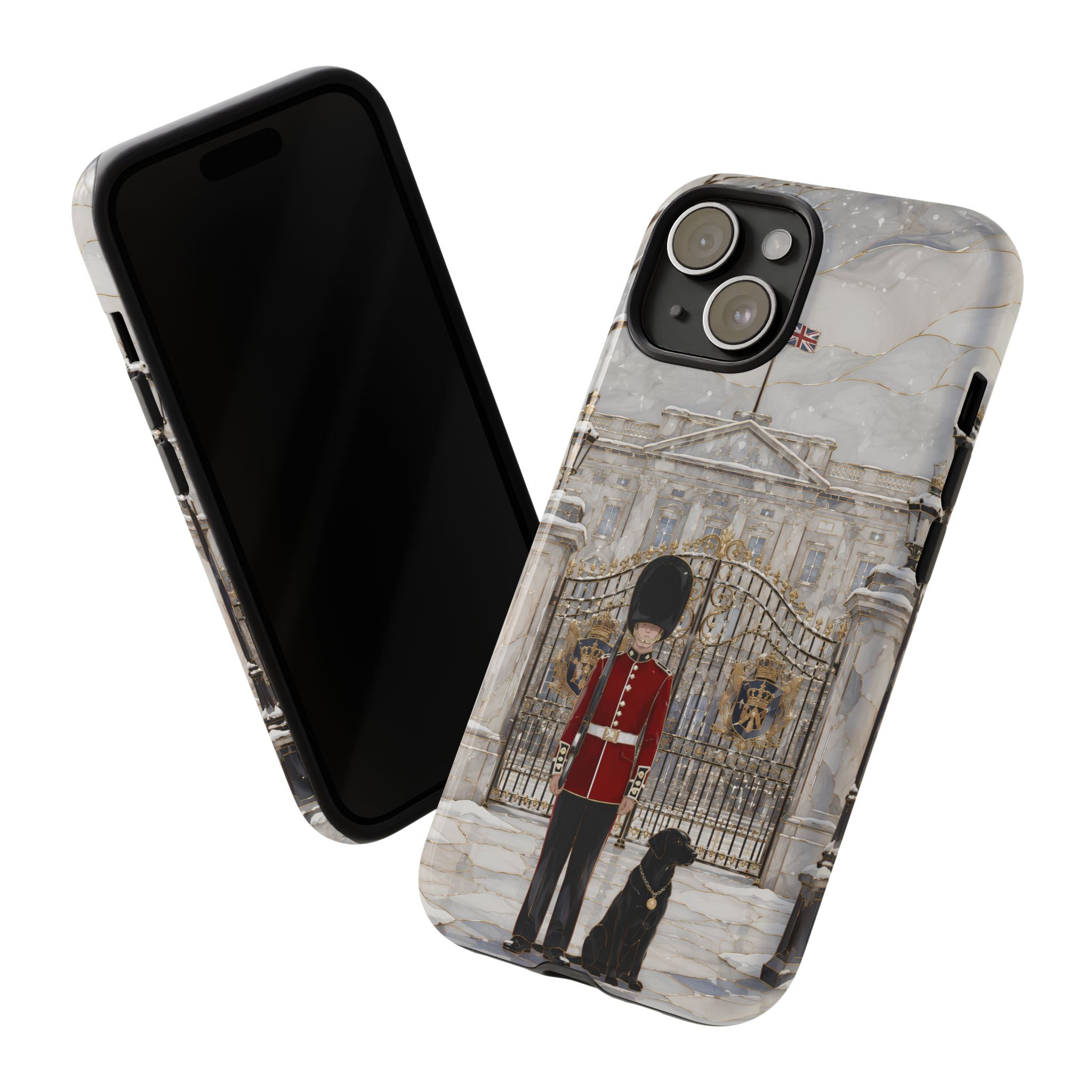 London Guard iPhone Case | Winter Palace Scene iPhone Case