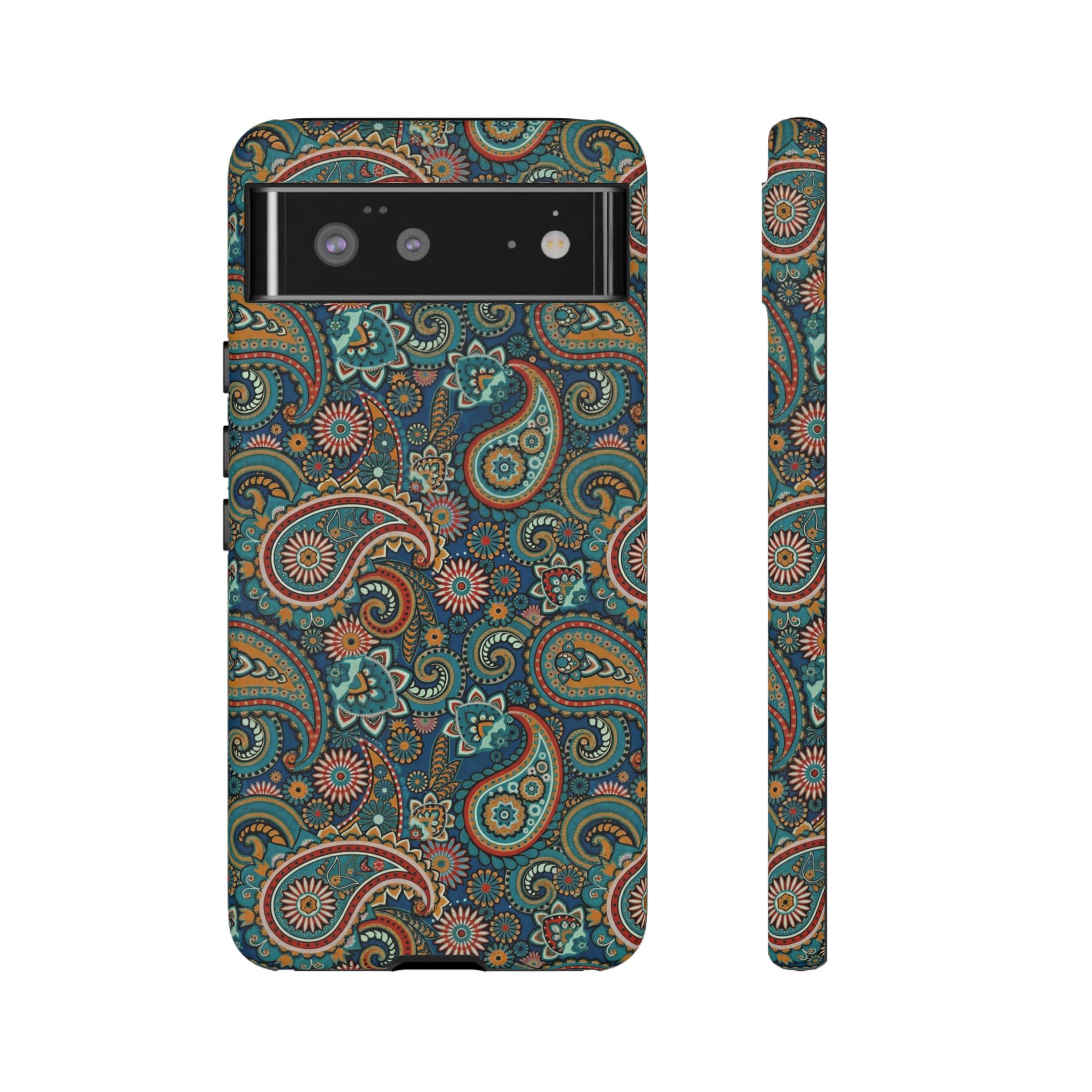 Batik Vibrant Paisley Protective Tough Google Pixel Case