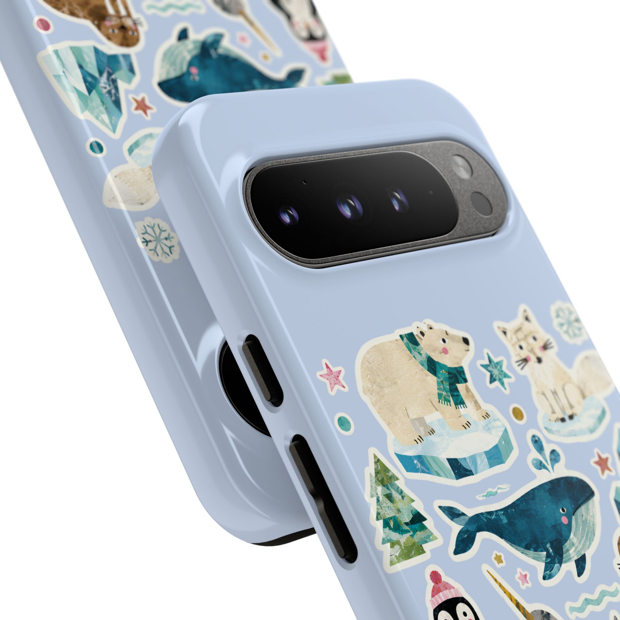 Cute Arctic Animals Tough Google Pixel Phone Case
