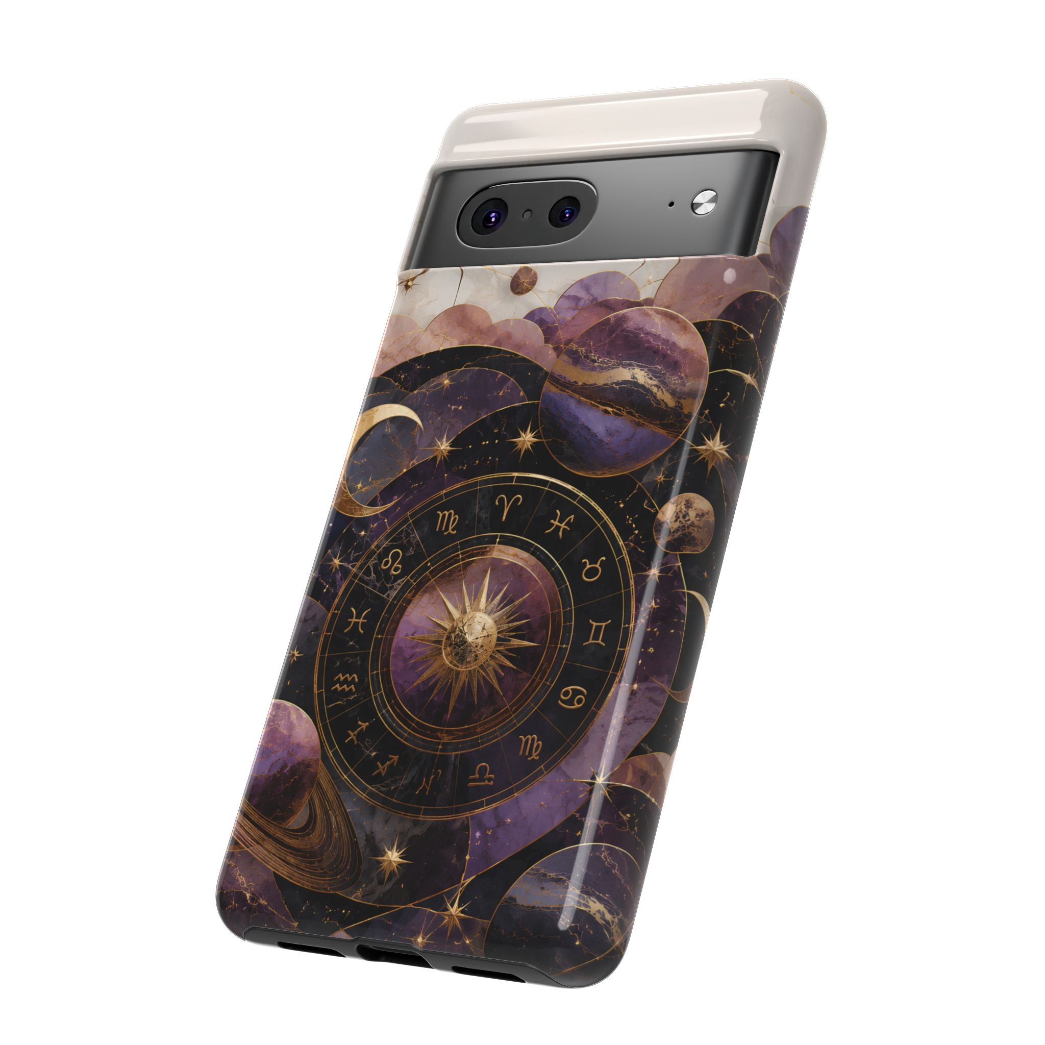 Vintage Zodiac Google Pixel Phone Case | Celestial Moon Astrology Phone Case
