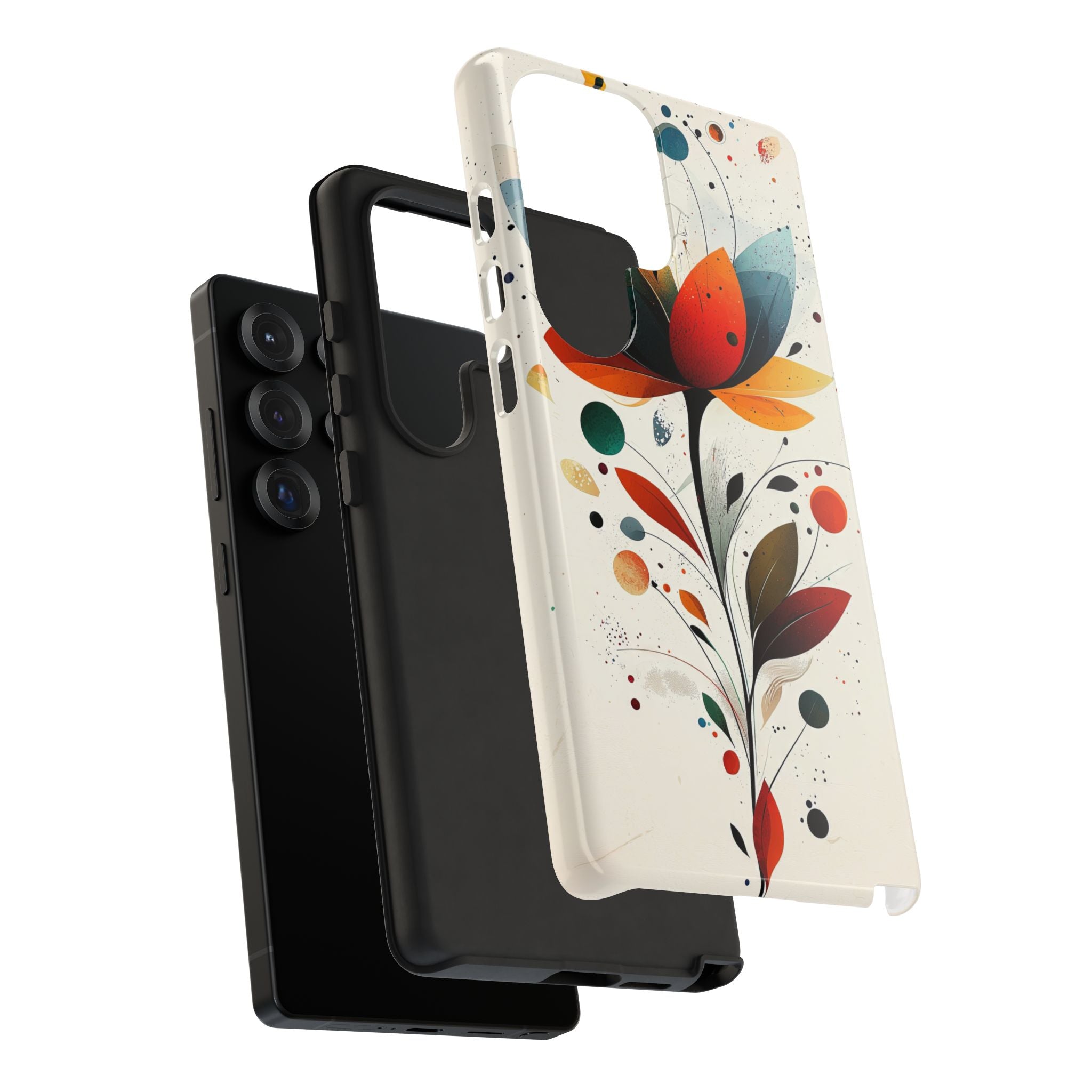 Floral Art Samsung Galaxy Case | Colourful Abstract Bloom