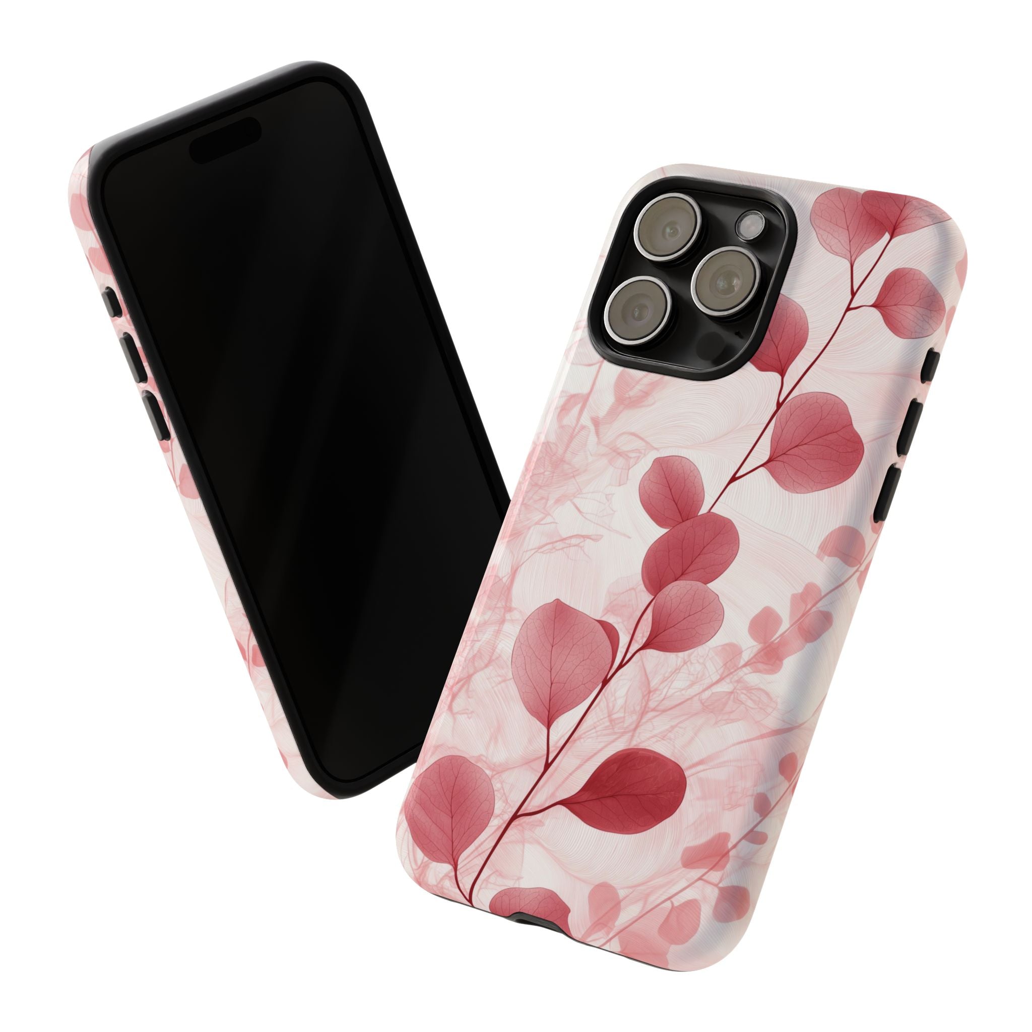 Cover per iPhone Rosa Botanico Floreale Eucalipto