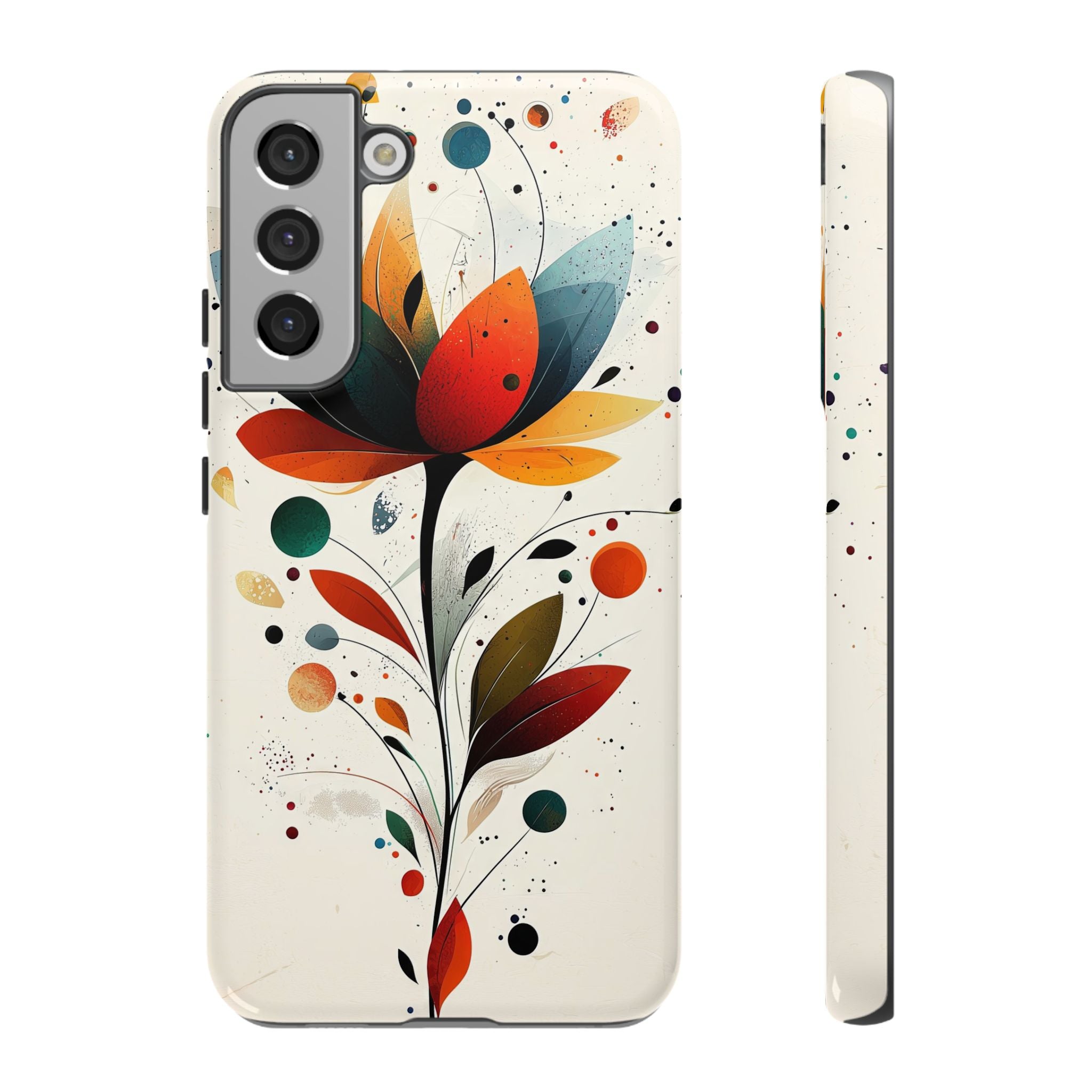Floral Art Samsung Galaxy Case | Colourful Abstract Bloom