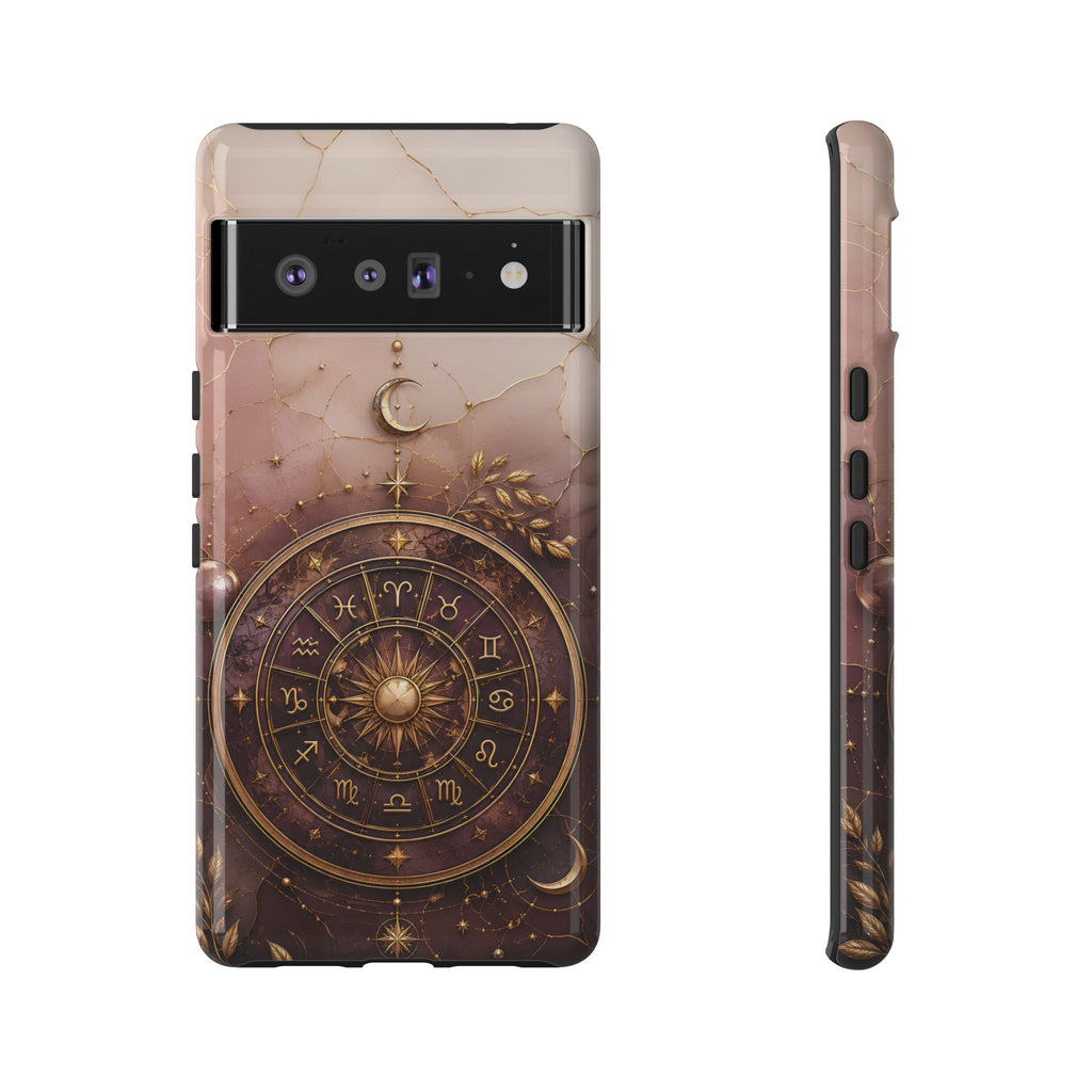 Zodiac Wheel Google Pixel Phone Case | Celestial Astrology Phone Case