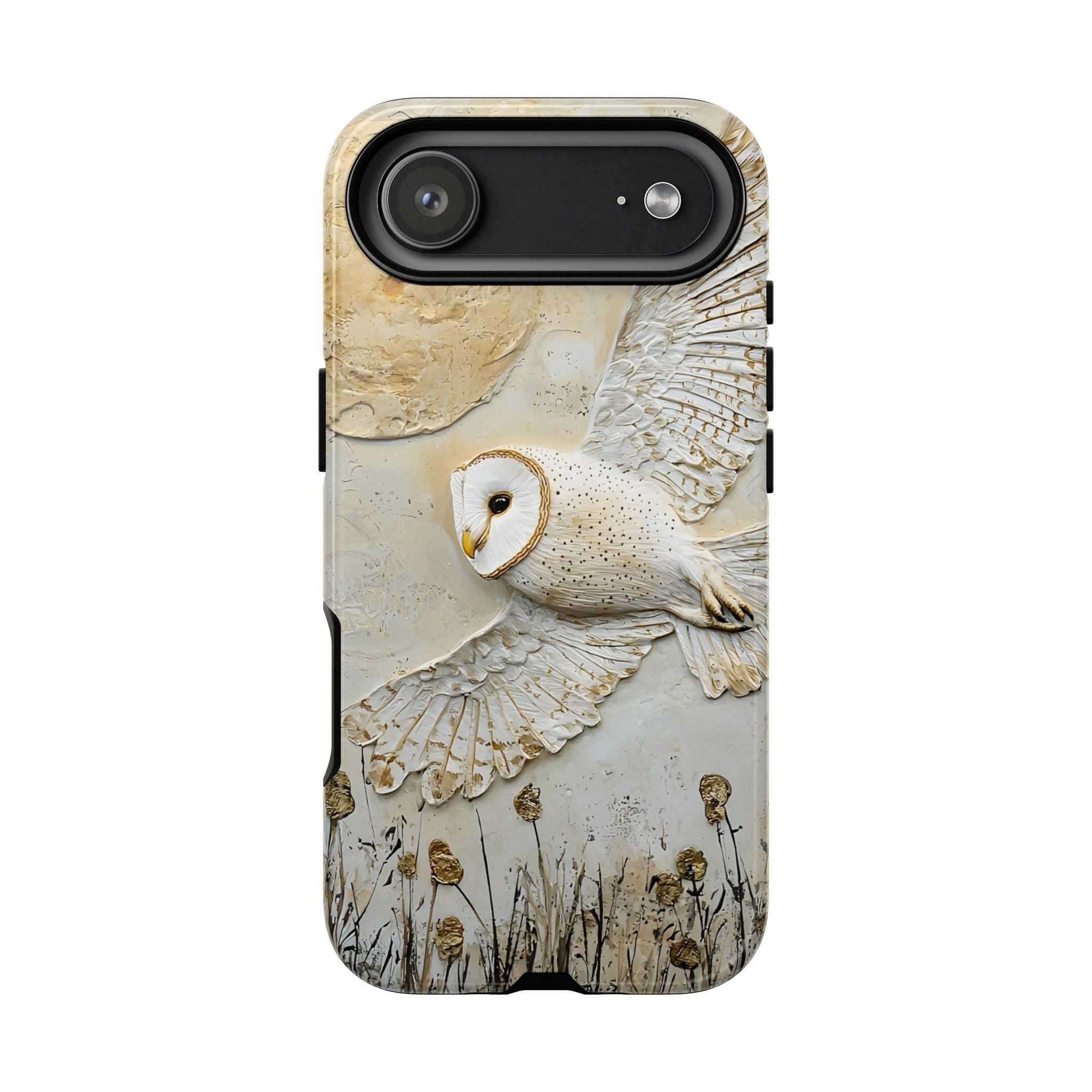 Barn Owl iPhone Case — Elegant Flying Owl Wildlife