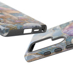 Iridescent Mushroom Illustration Samsung Galaxy Phone Case | Protective Hard Case