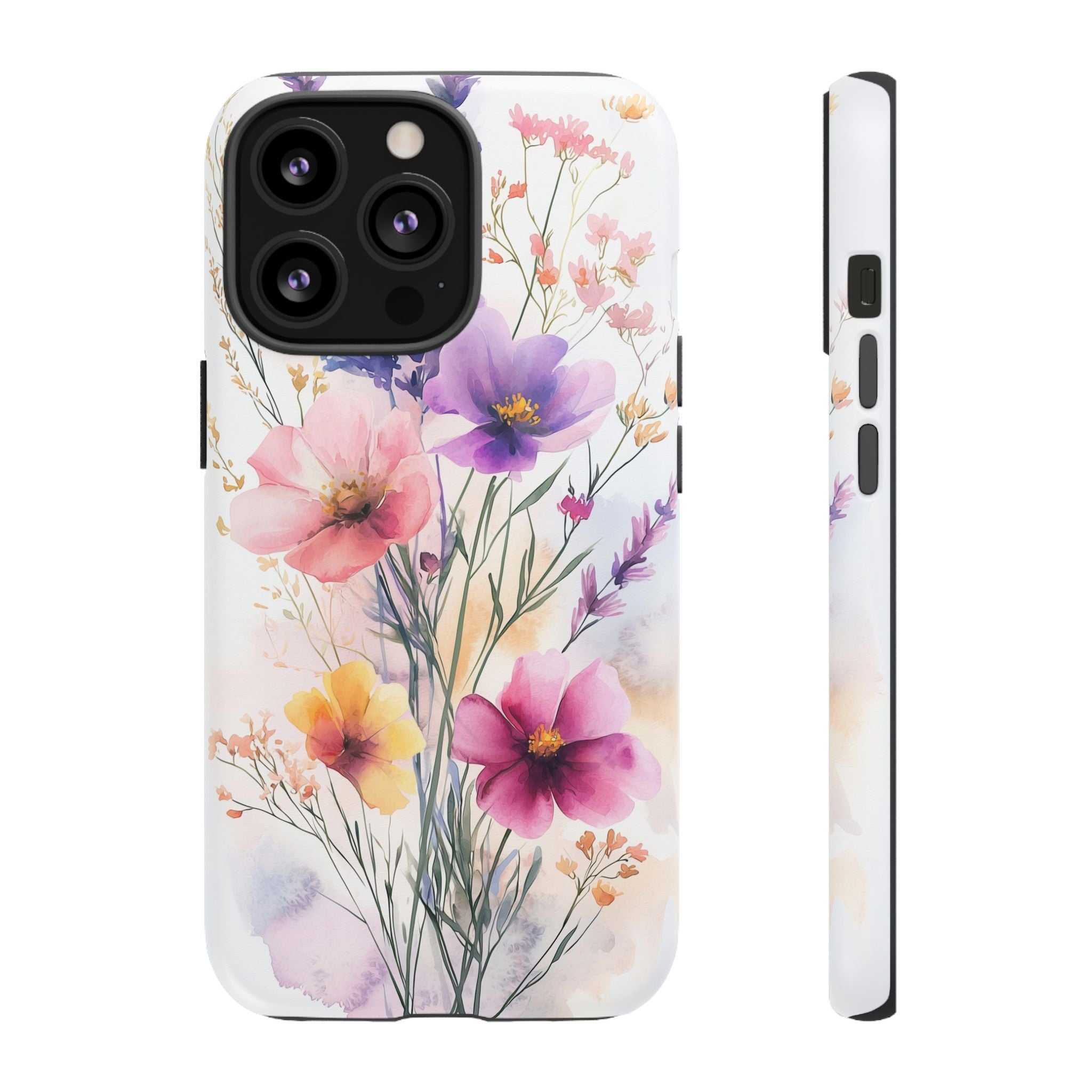 Floral Watercolour iPhone Case | Pastel Bouquet
