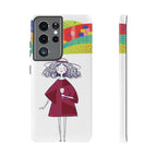 Colourful Artistic Wine Lady Samsung Galaxy Phone Case