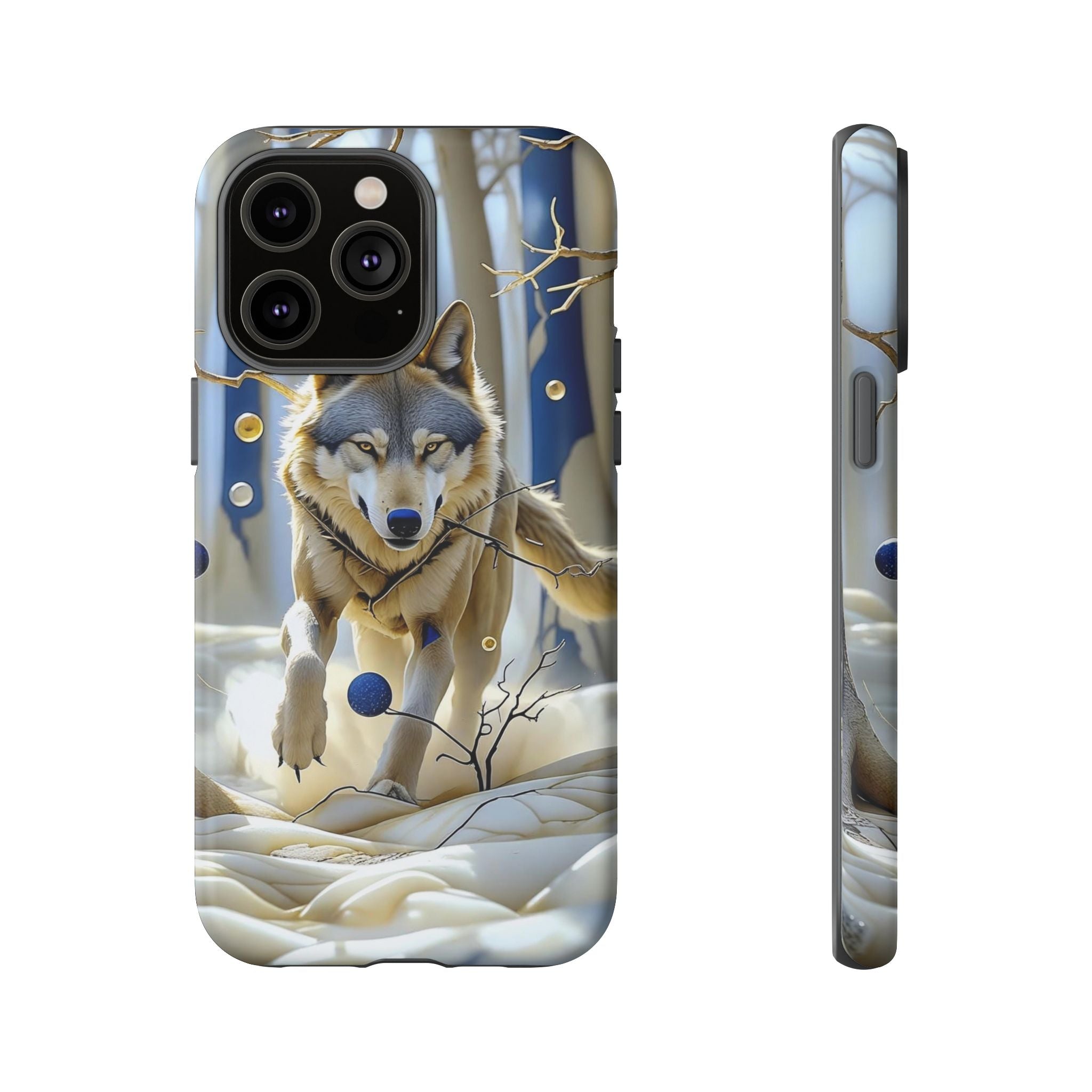 Wolf in Snow iPhone Case — Rugged Wildlife