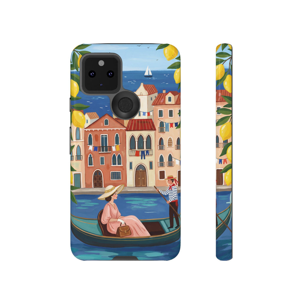 Venetian Gondola Google Pixel Phone Case | Lemon Coast Waterfront Travel