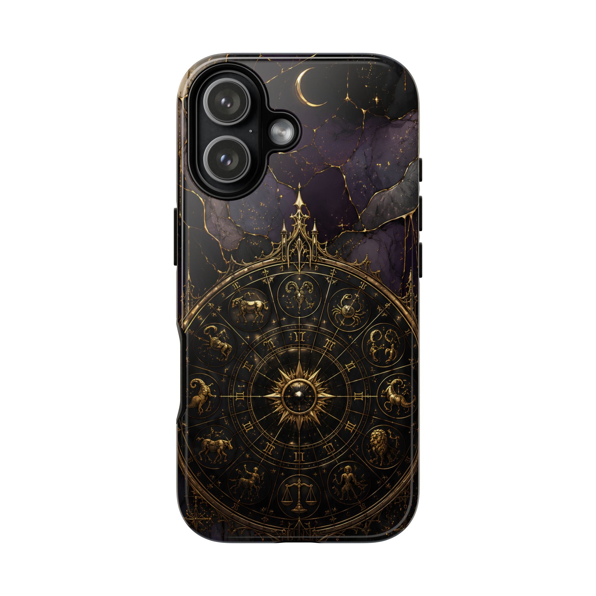 Astrology Wheel iPhone Case | Vintage Zodiac iPhone Case