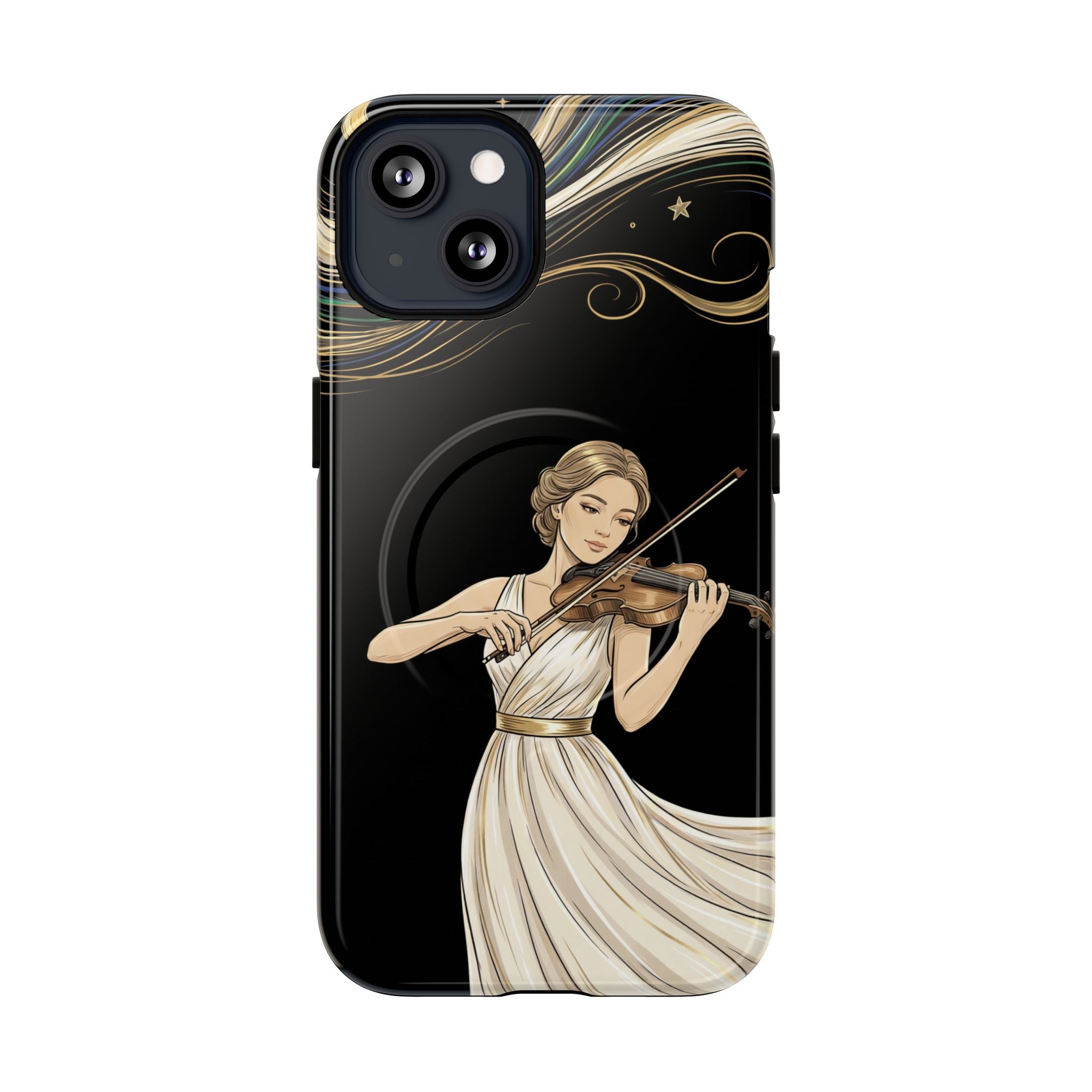 Violinist MagSafe iPhone Case | Elegant Classical Musicist Design