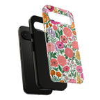 Floral Tough Google Pixel Phone Case | Colorful Garden Print Protective Cover