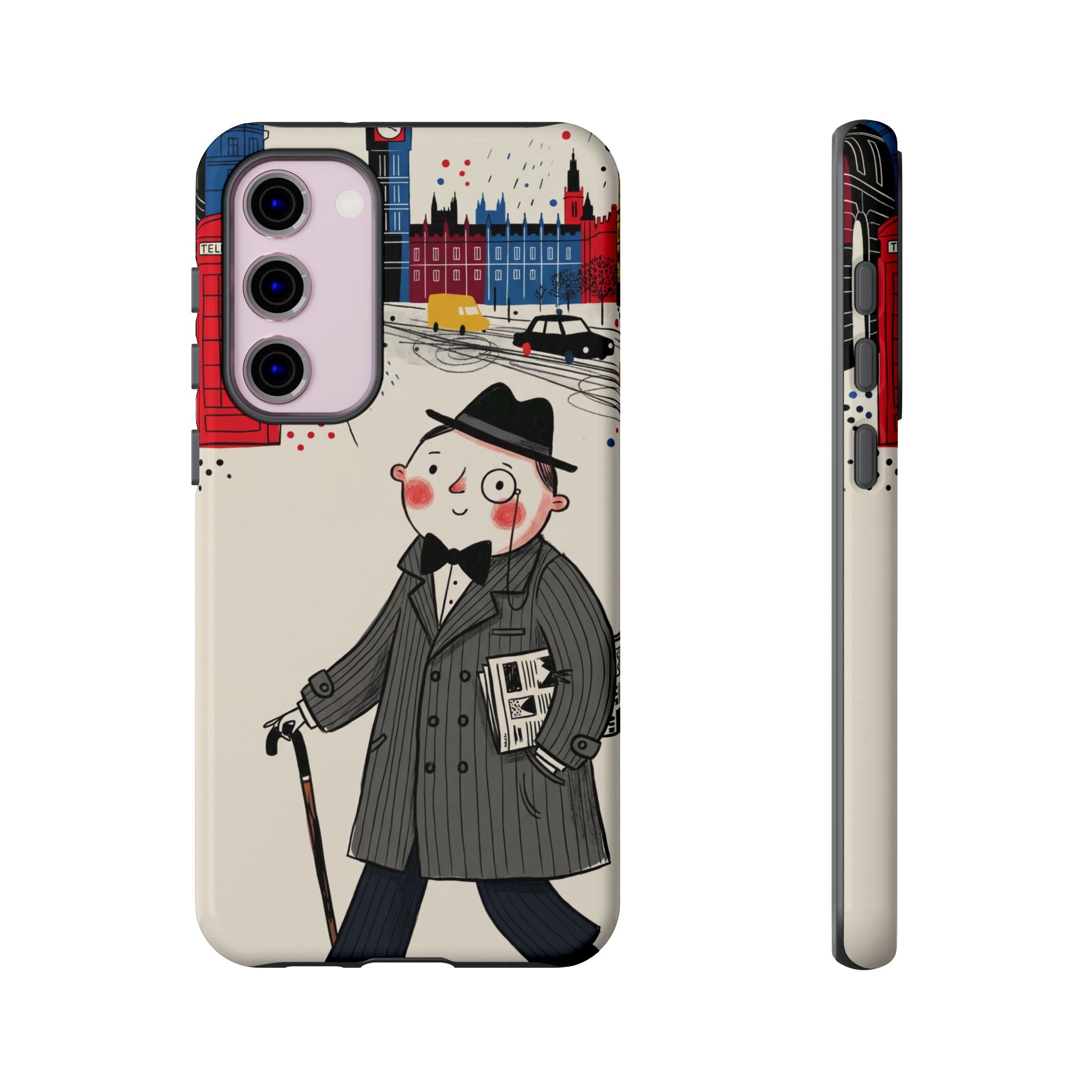Detective in London Samsung Galaxy Phone Case