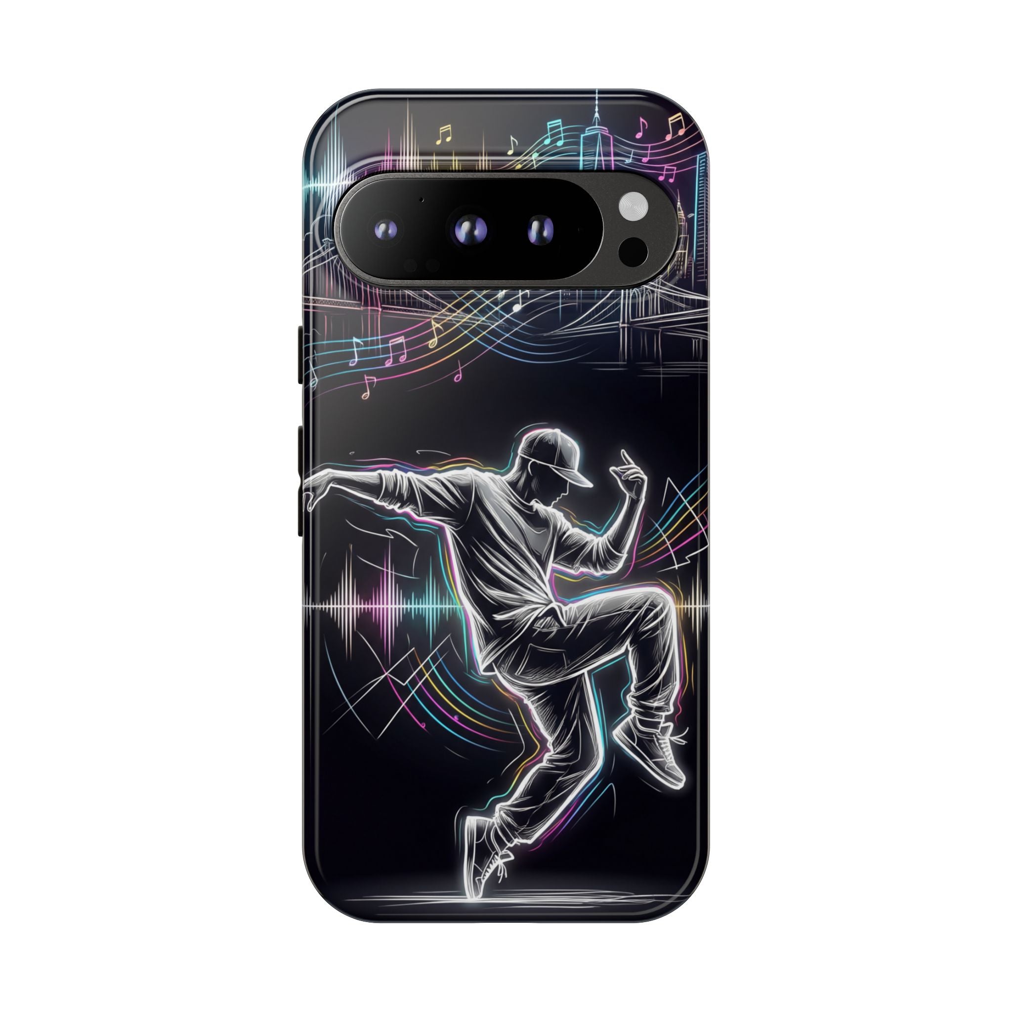 Dancer Neon Skyline Google Pixel Phone Case