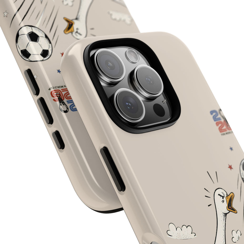 Soccer Goose iPhone Case | Funny Sports Bird Cover