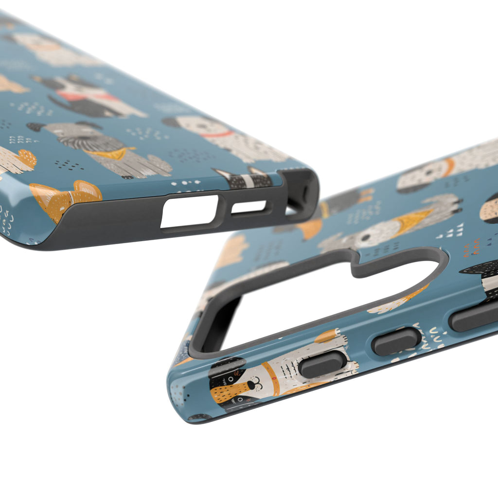 Dog Lover Samsung Galaxy Phone Case | Cute Dog Pattern Cover