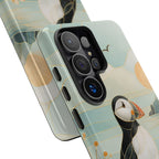 Puffin Coastal Samsung Galaxy Phone Case | Seaside Bird Art Phone Case