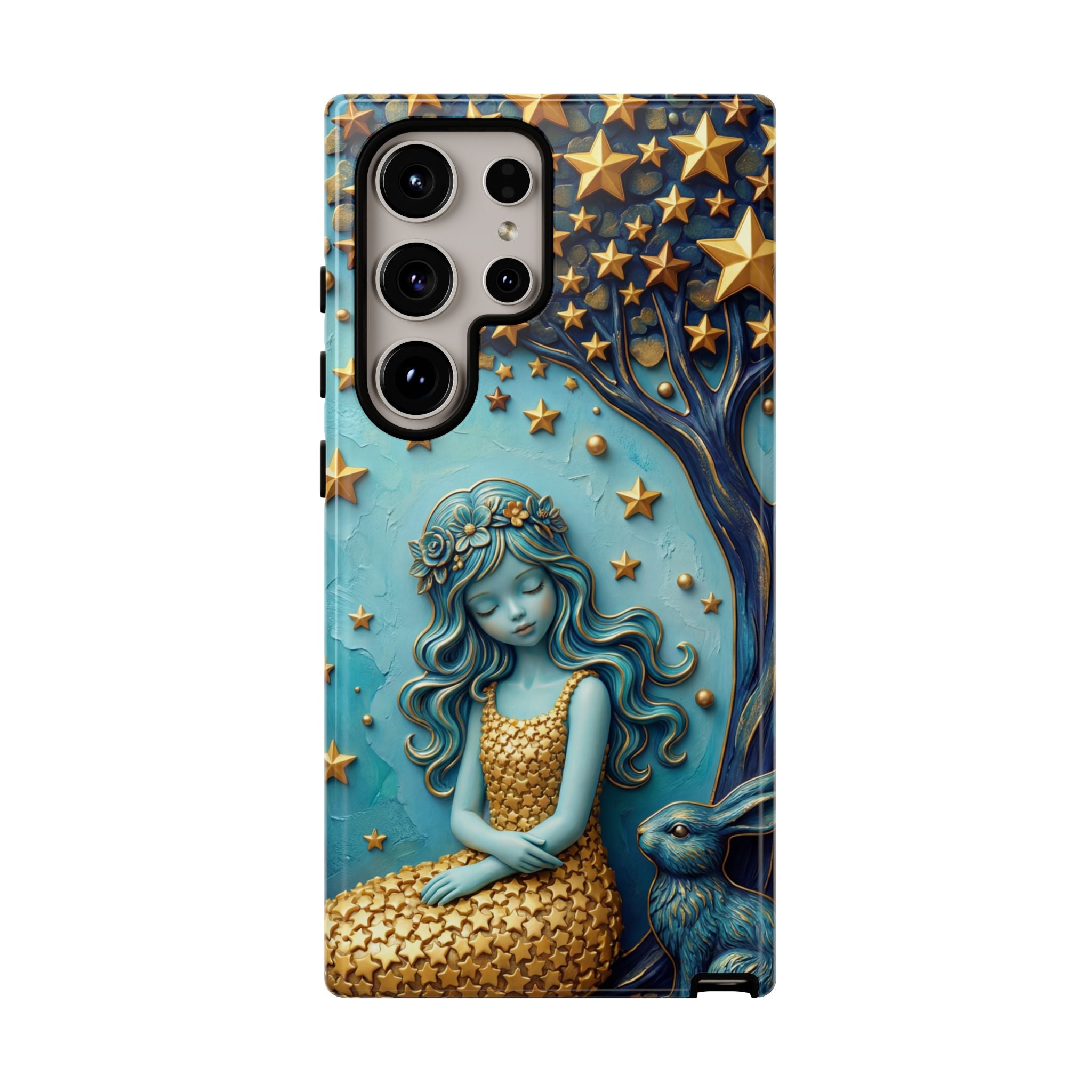 Dreamy Maiden & Star Tree Samsung Galaxy Phone Case