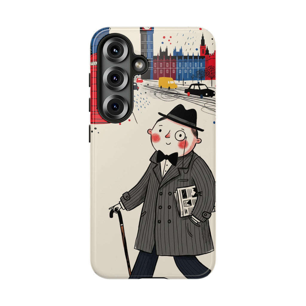 Detective in London Samsung Galaxy Phone Case