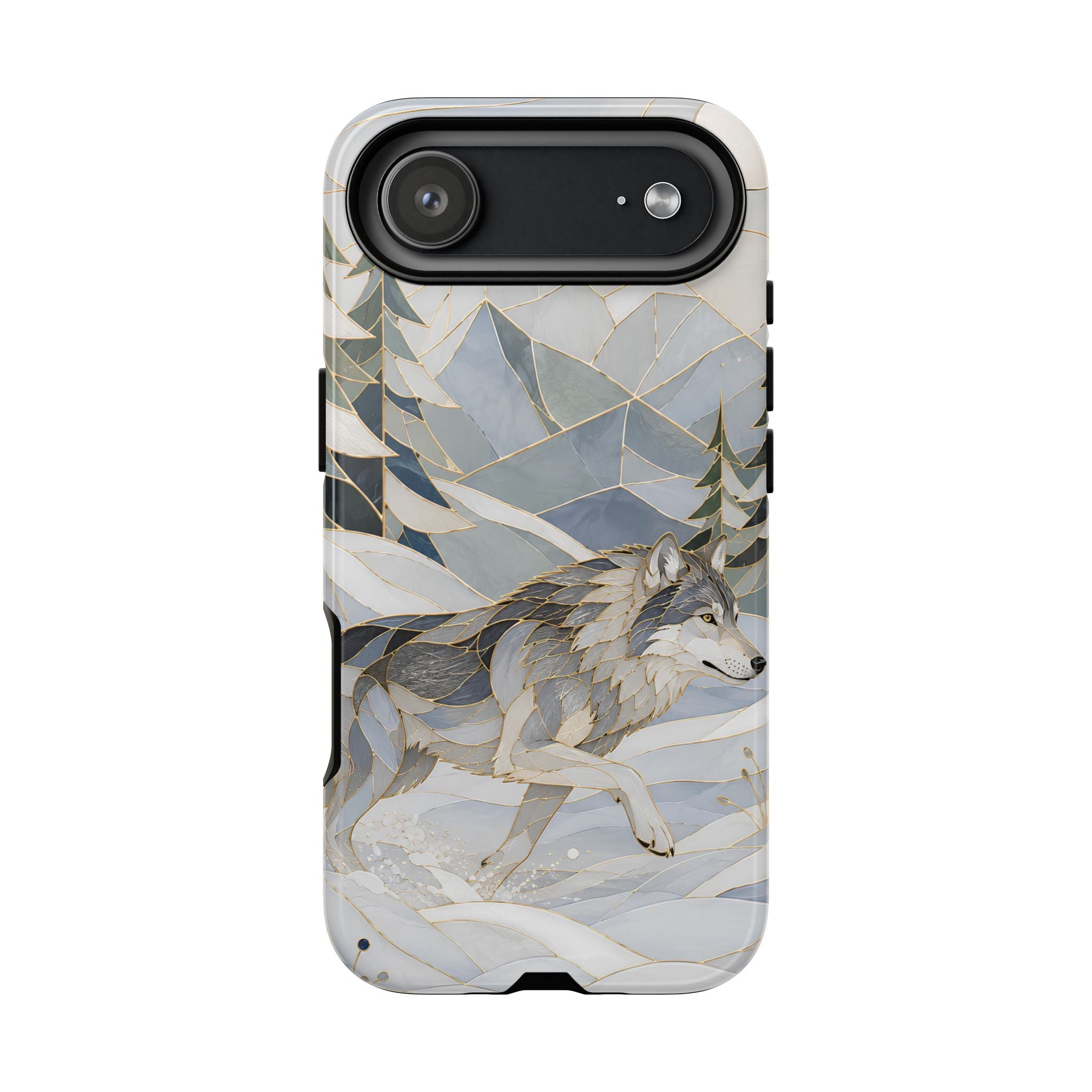 Winter Wolf iPhone Case | Mountain Forest iPhone Case