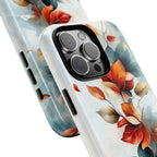 Floral Autumn Leaves Tough iPhone Case