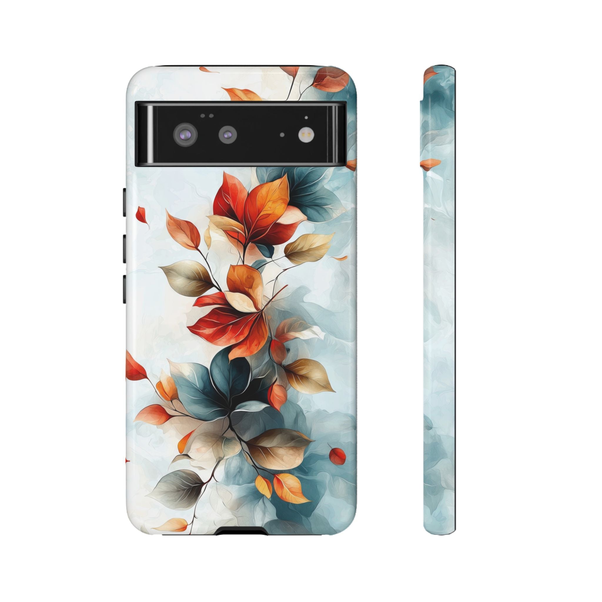 Floral Autumn Leaves Protective Google Pixel Case
