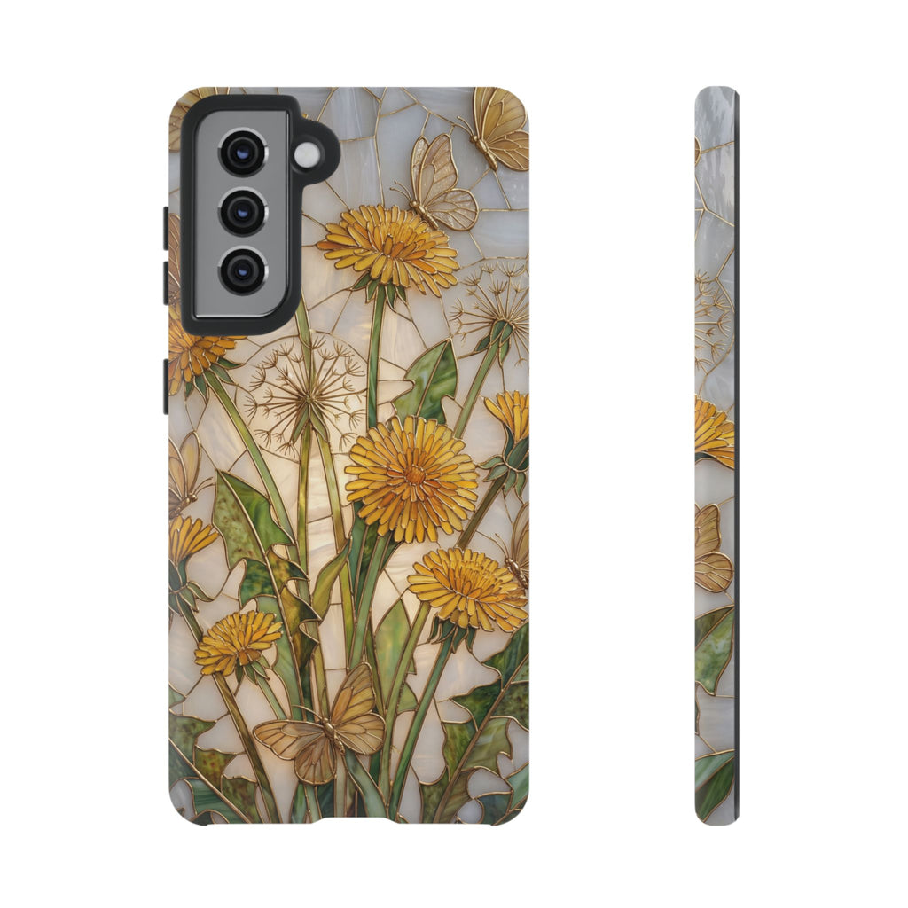 Dandelion Bouquet Tough Samsung Galaxy Case — Floral Botanical Protective Cover