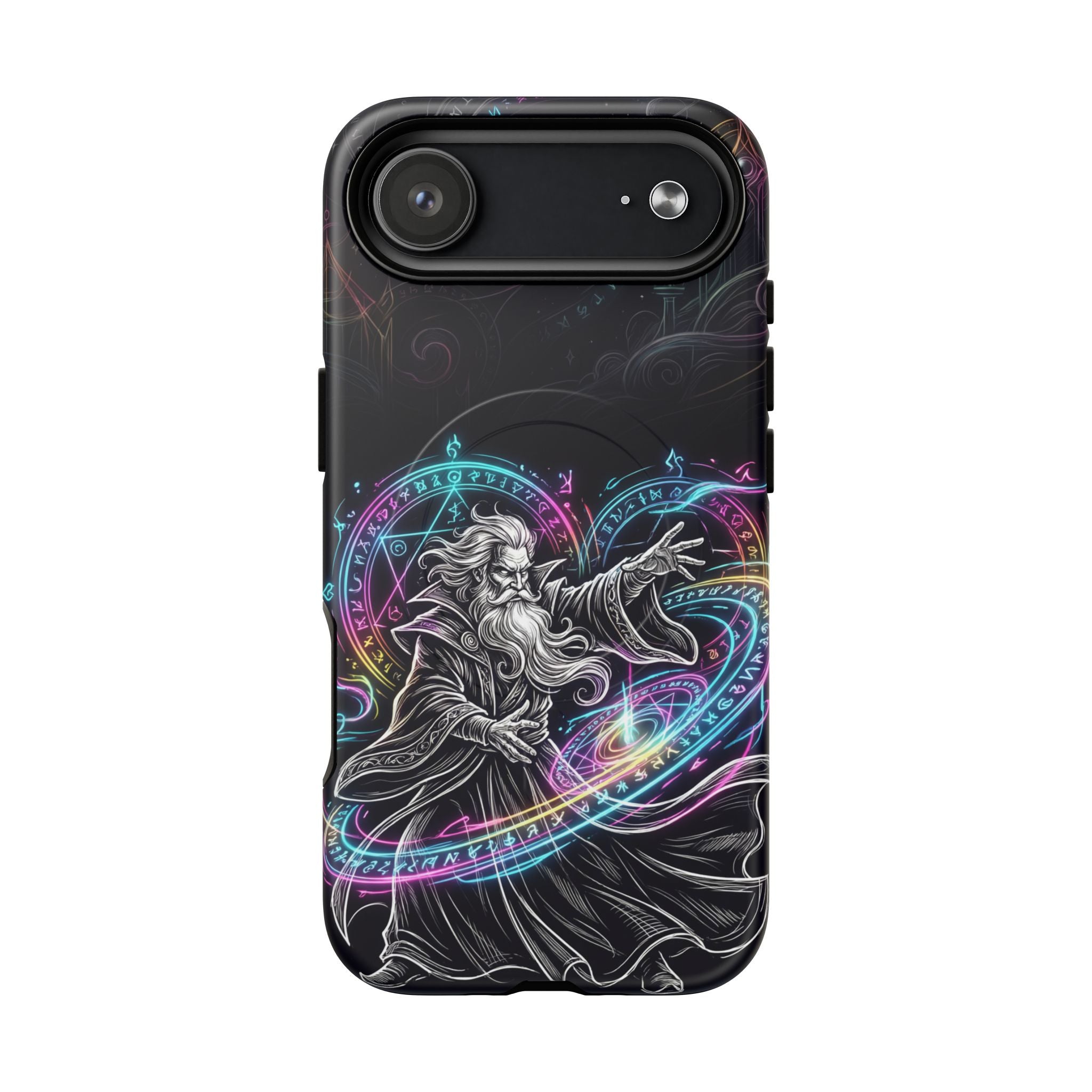 Neon Spell Art Wizard Magic MagSafe iPhone Case