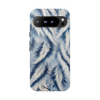Blue Faux Fur Texture Protective Tough Google Pixel Case