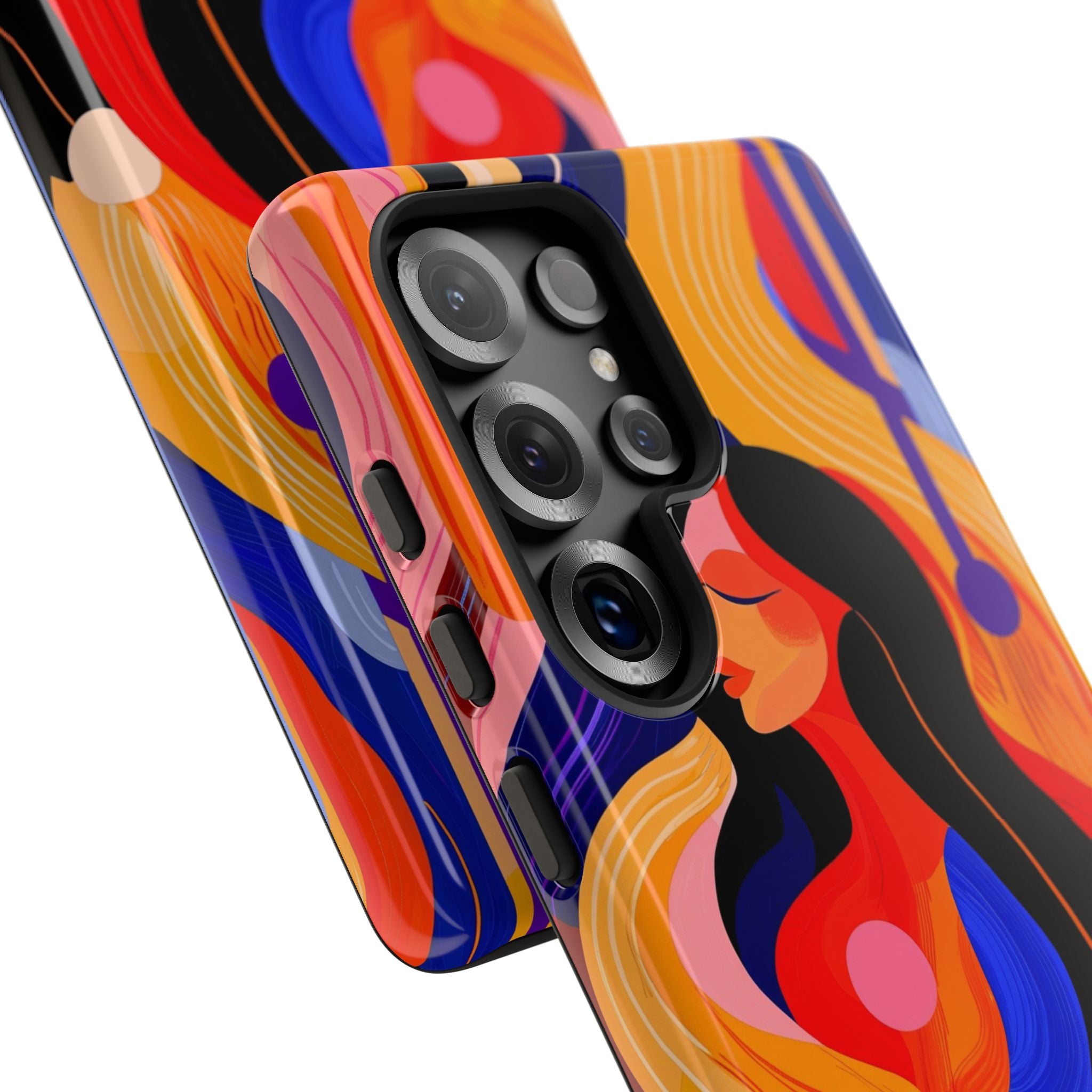 Abstract Colourful Woman Samsung Galaxy Tough Case | Vibrant Artistic