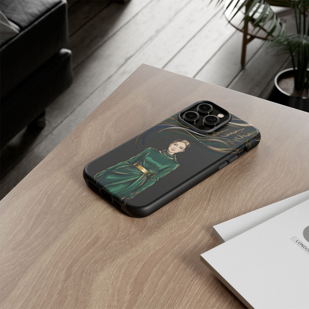 Elegant Forest Woman iPhone Case