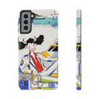 Nautical Cow Graphic Protective Samsung Galaxy Phone Case