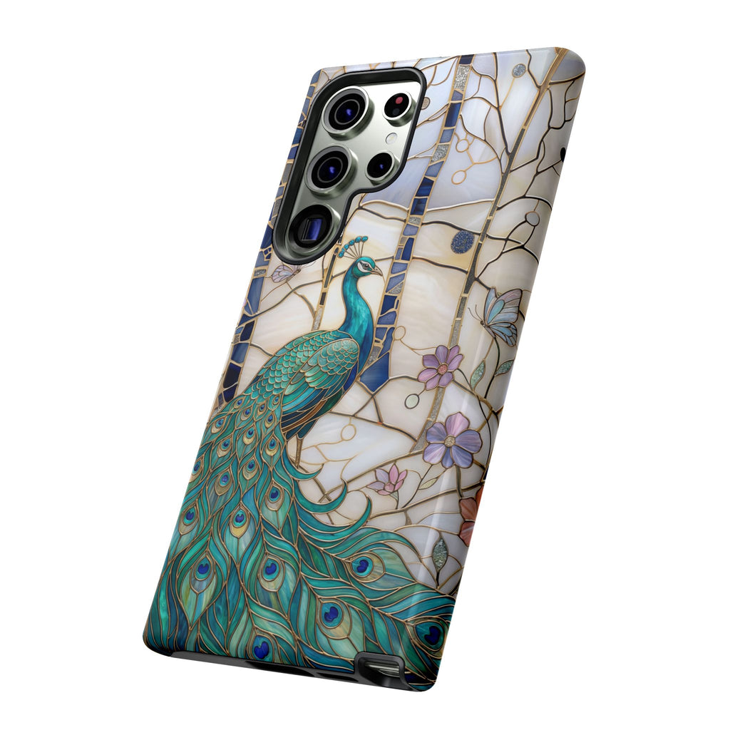 Peacock Stained Glass Samsung Galaxy Case