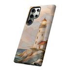 Lighthouse Samsung Galaxy Phone Case | Coastal Stained Glass Phone Case