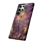 Crystal Moon Samsung Galaxy Phase Phone Case | Witchy Floral Phone Case